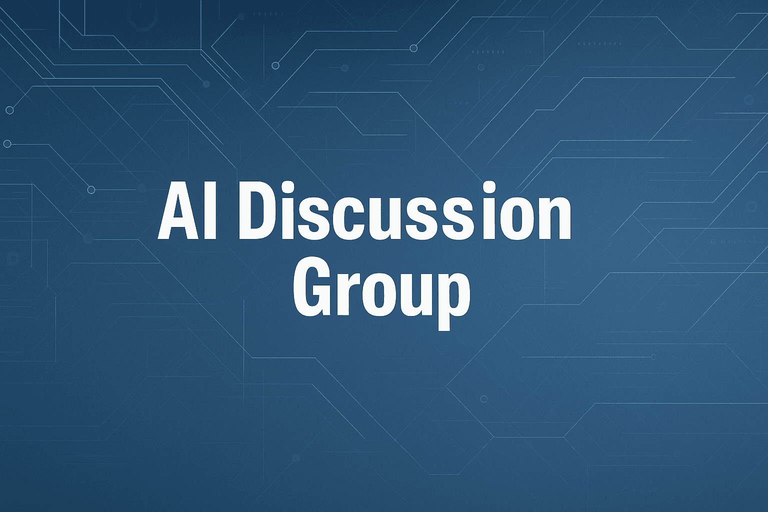 AI Working Group Q1 on blue formula background
